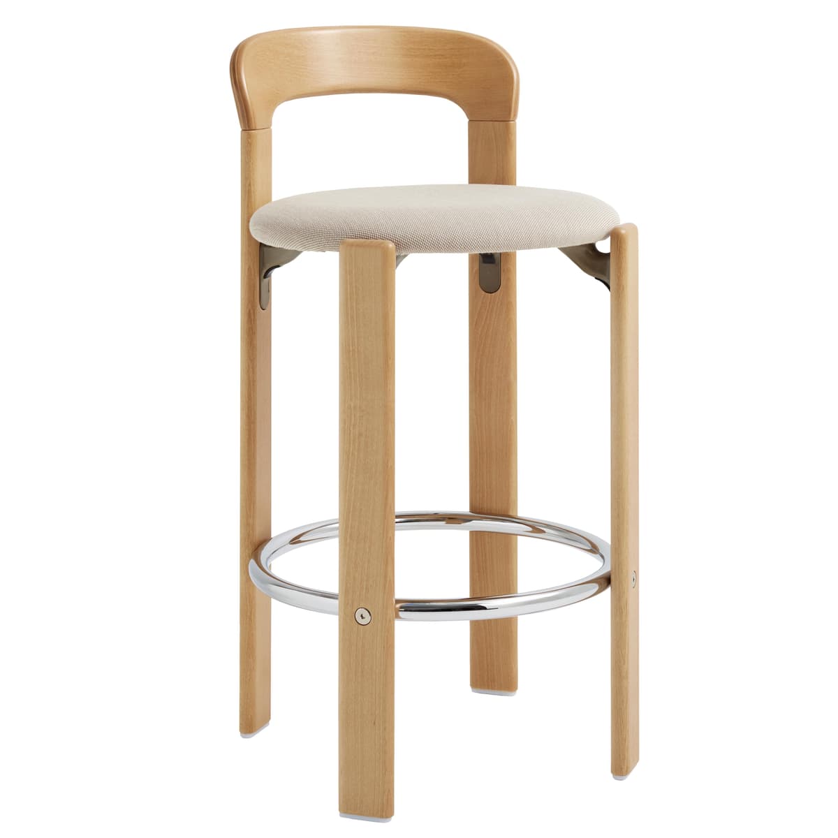 Hay Rey Barkruk 65 Gestoffeerd Golden Gelakt Beuken