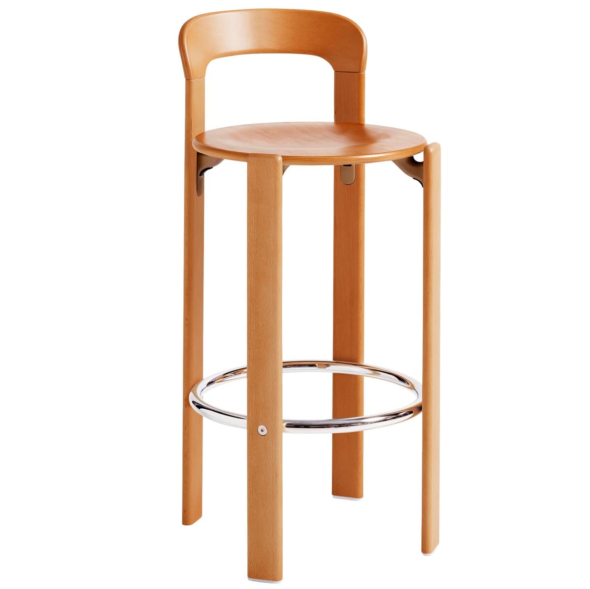 Hay Rey Barkruk 75 Golden Gelakt Beuken