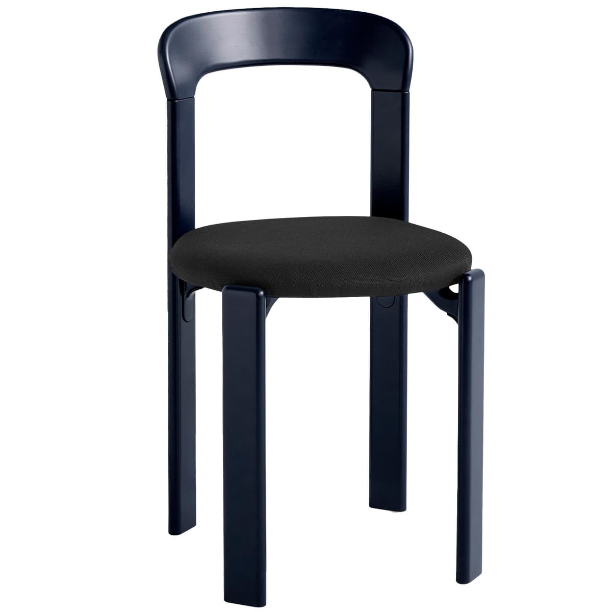 Hay Rey Stoel Gestoffeerd Deep Blue Gelakt