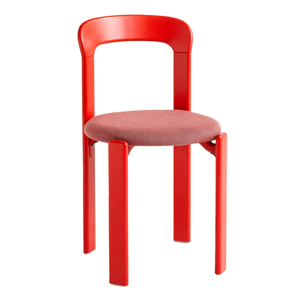 Hay Rey Stoel Gestoffeerd Scarlet Red Gelakt