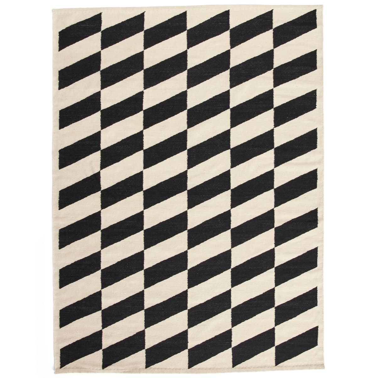 Hay Shift Kelim Vloerkleed 170x240 Black