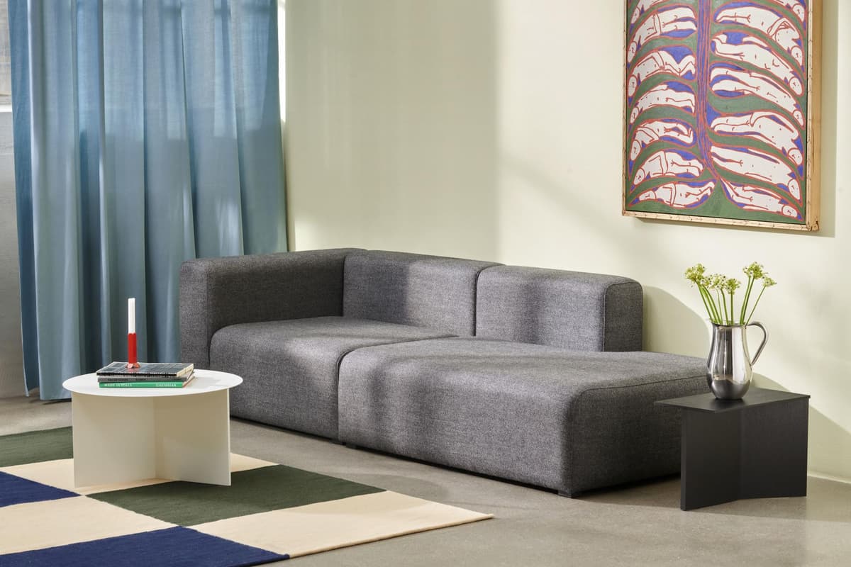 Hay Slit Wood Bijzettafel 45 Gelakt Walnoot thumbnail 3