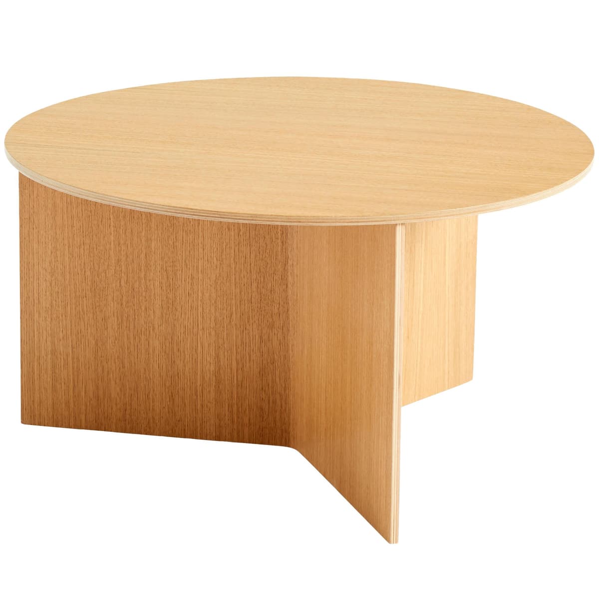 Hay Slit Wood Bijzettafel 65 Gelakt Eiken