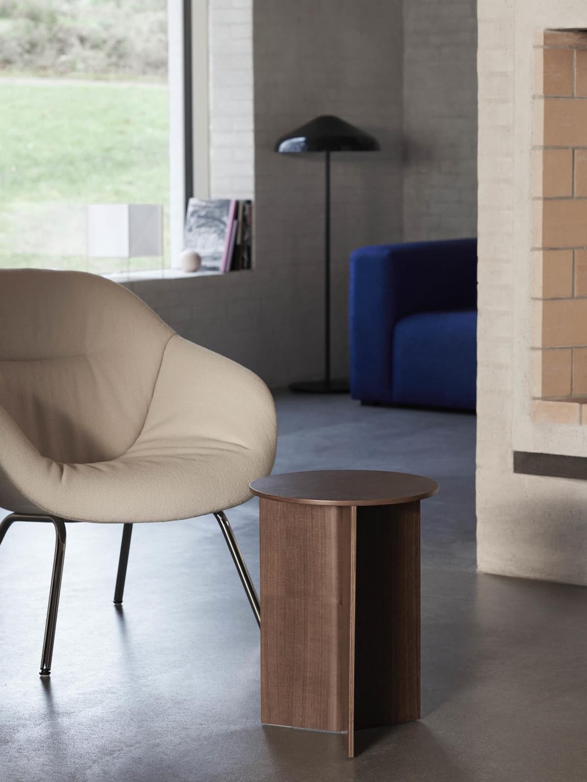 Hay Slit Wood High Bijzettafel 35 Gelakt Eiken thumbnail 4