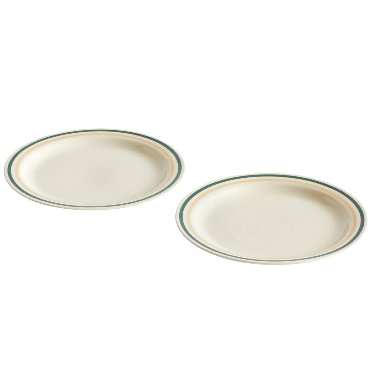 Hay Sombremesa DinerbordØ24,5 Set Van 2 Green/Sand