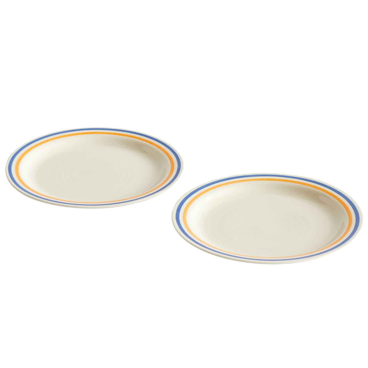 Hay Sombremesa DinerbordØ24,5 Set Van 2 Blue/Yellow