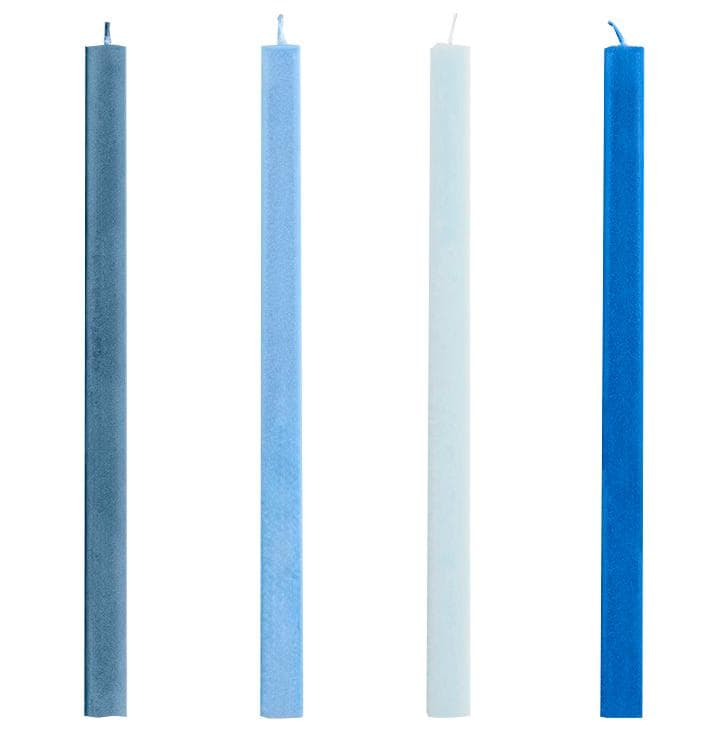 Hay Square Kaarsen Set Van 4 Blues
