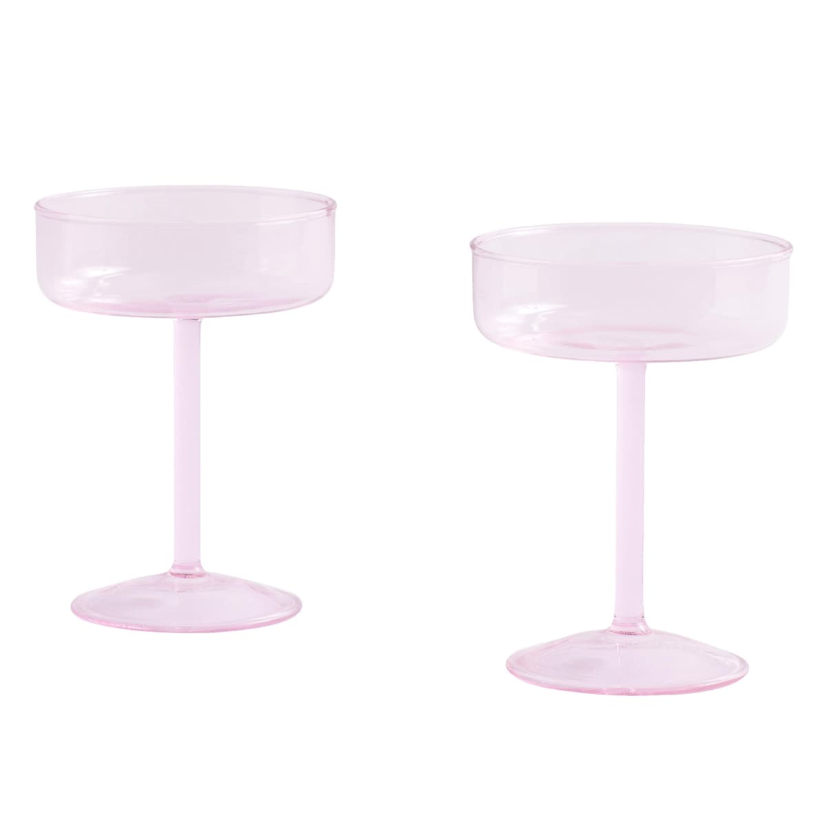 Hay Tint Coupe Champagne Glas Set Van 2 Pink