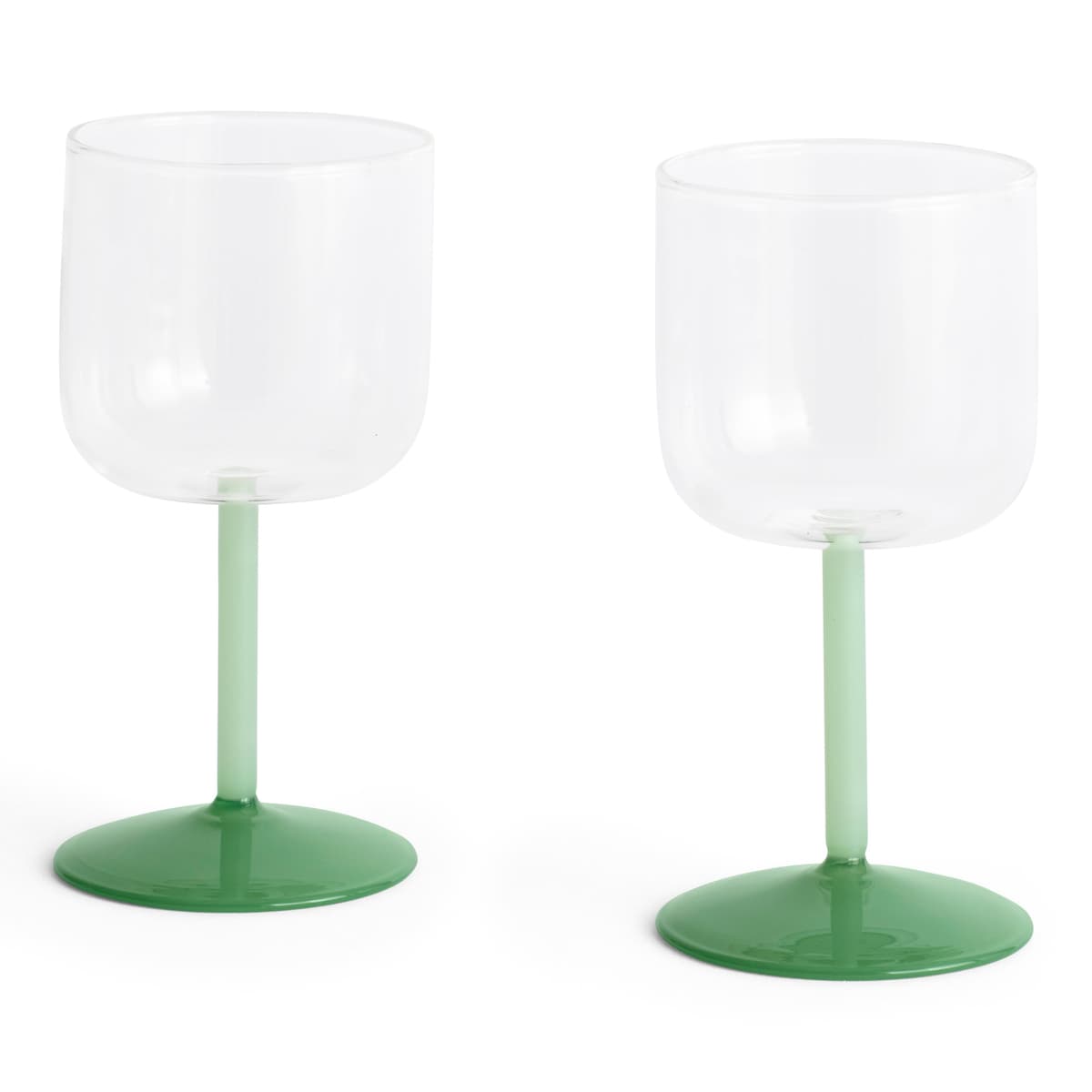Hay Tint Wijnglas Set Van 2 Clear Light Green