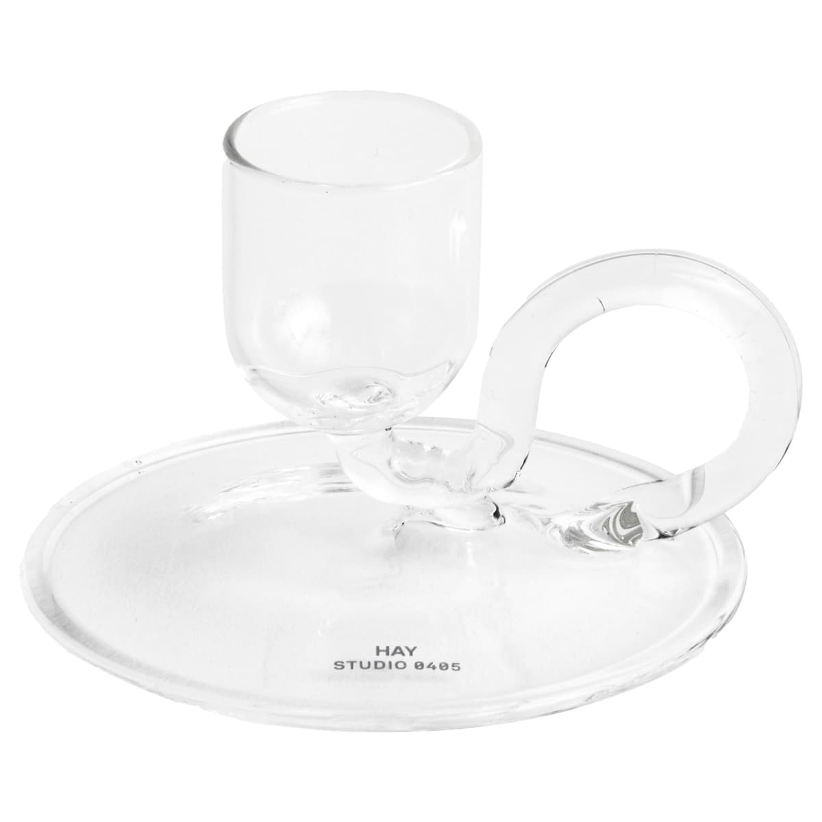 Hay Tiny Curved Kandelaar Clear