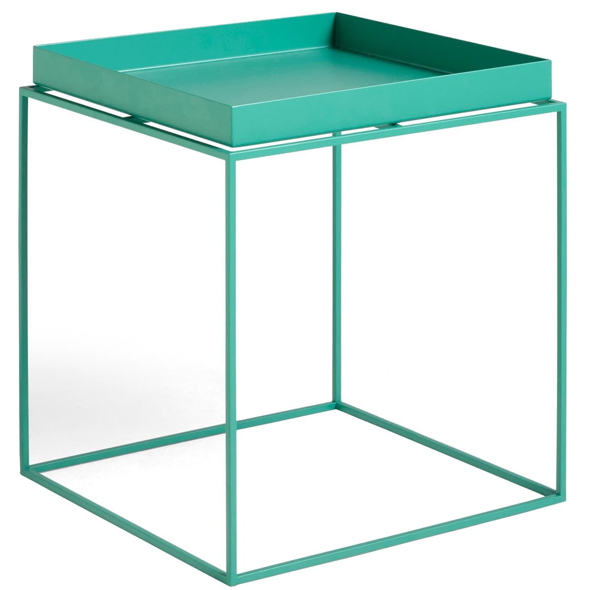 Hay Tray Salontafel Medium 40x40 Pepermunt Groen