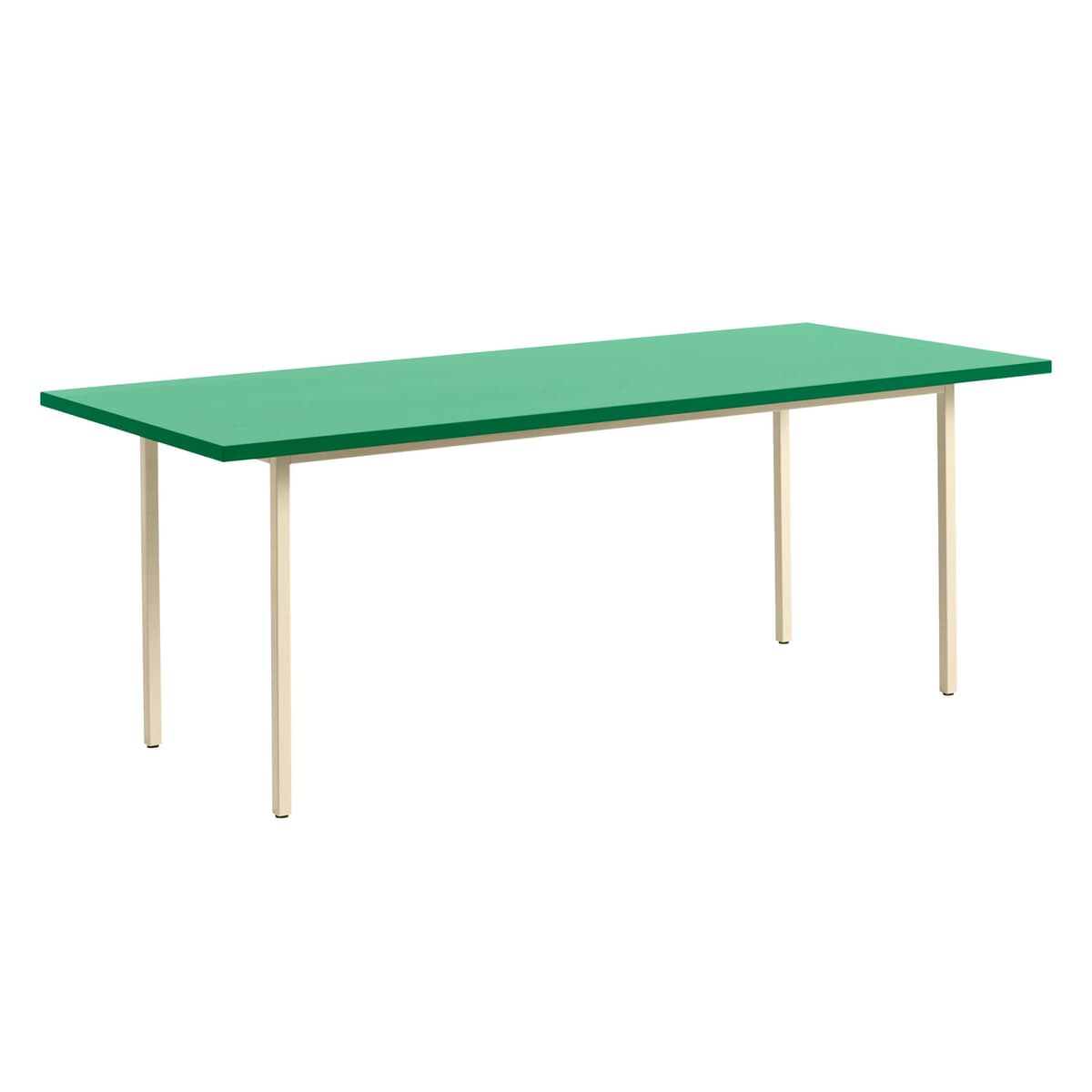 Hay Two-Colour Tafel 200x90 Mint Groen Ivoor Onderstel