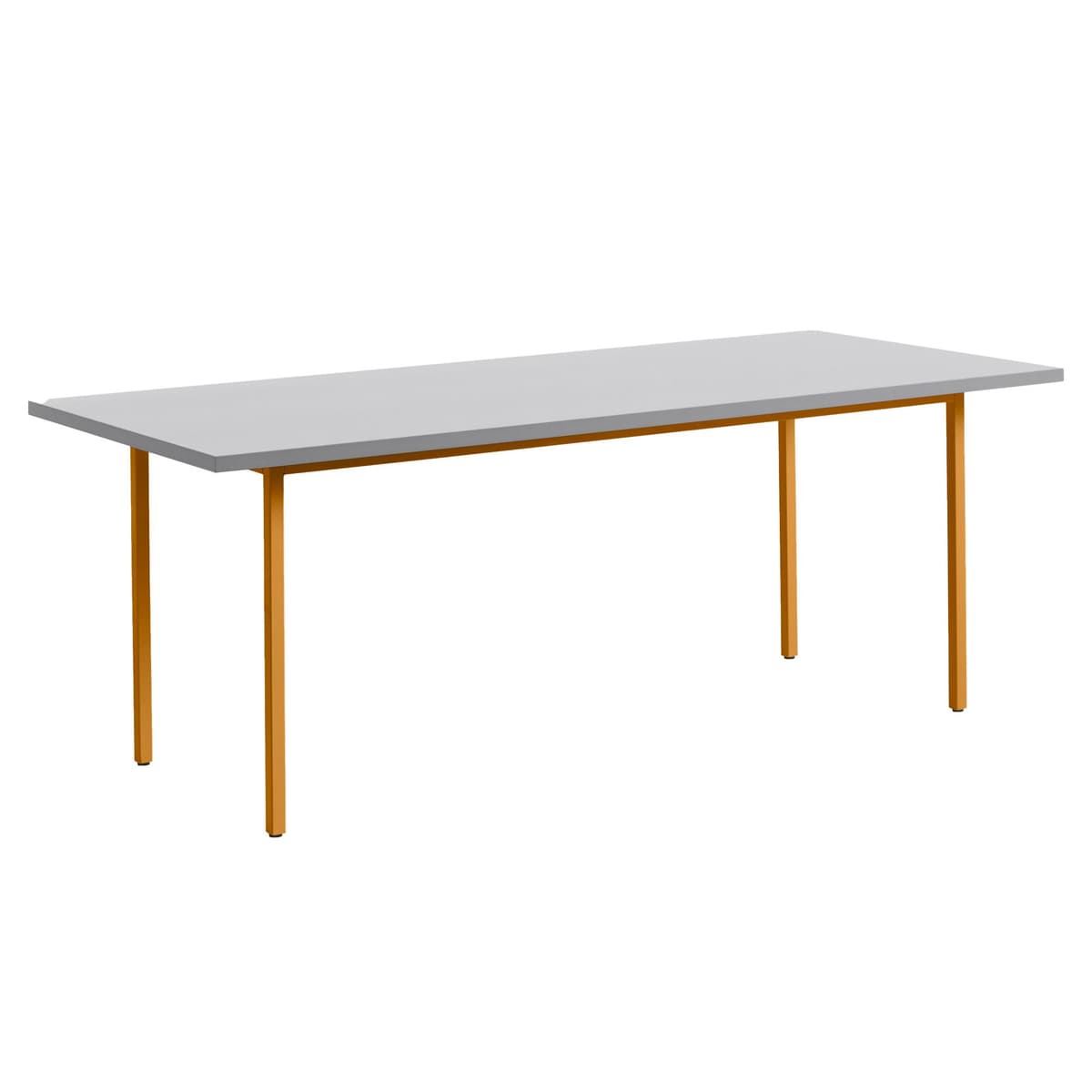 Hay Two-Colour Tafel 200x90 Lichtgrijs Oker Onderstel