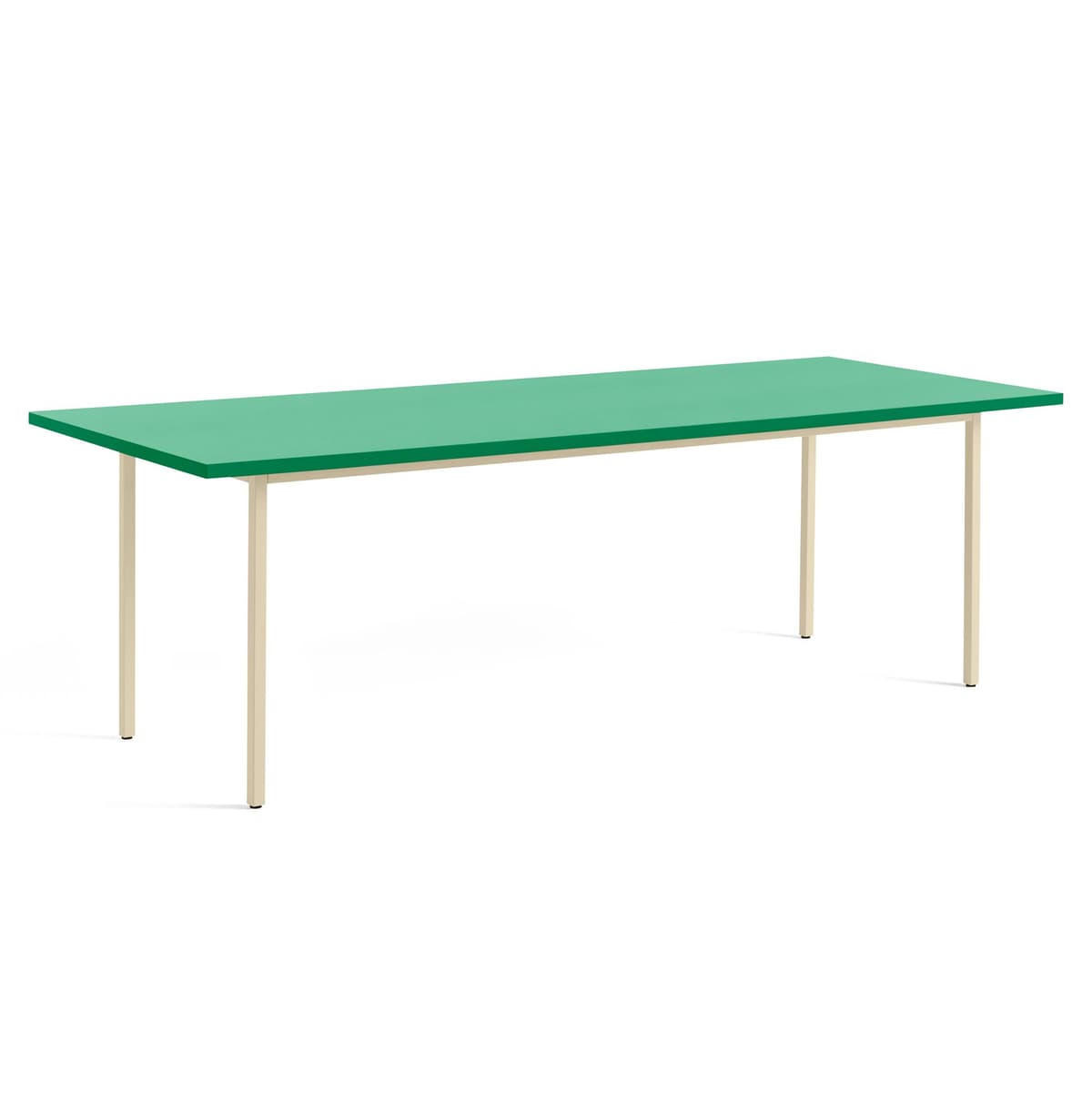 Hay Two-Colour Tafel 240x90 Mint Groen Ivoor Onderstel