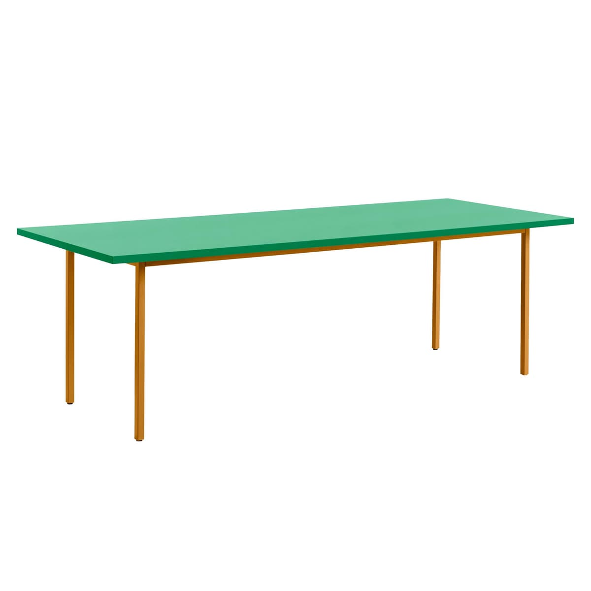 Hay Two-Colour Tafel 240x90 Mint Groen Oker Onderstel
