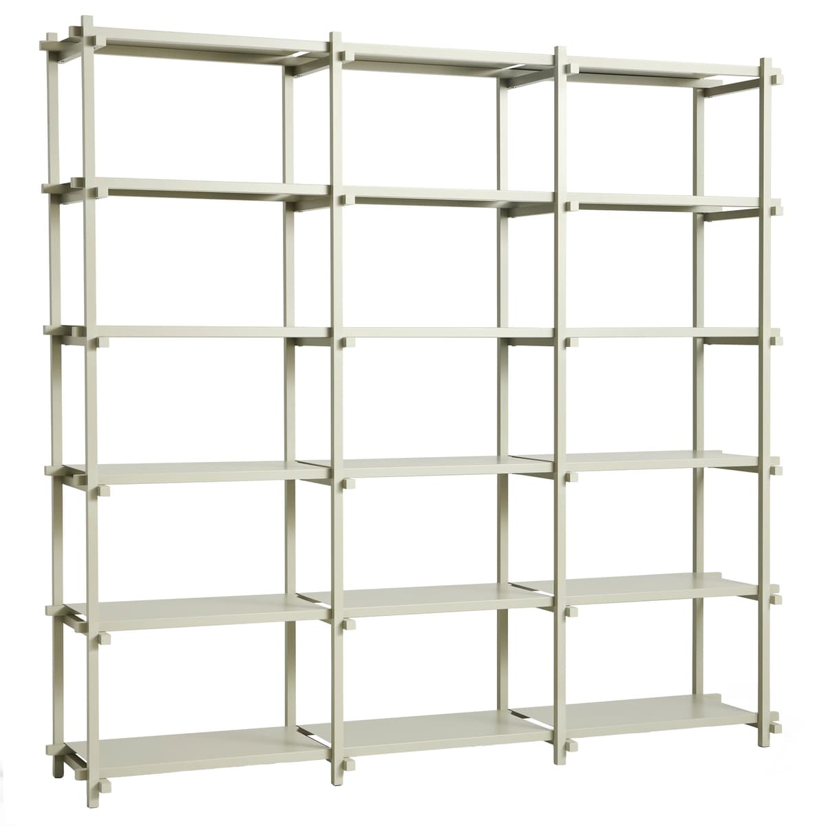 Hay Woody High Stellingkast Grijs Beuken Smokey Grey