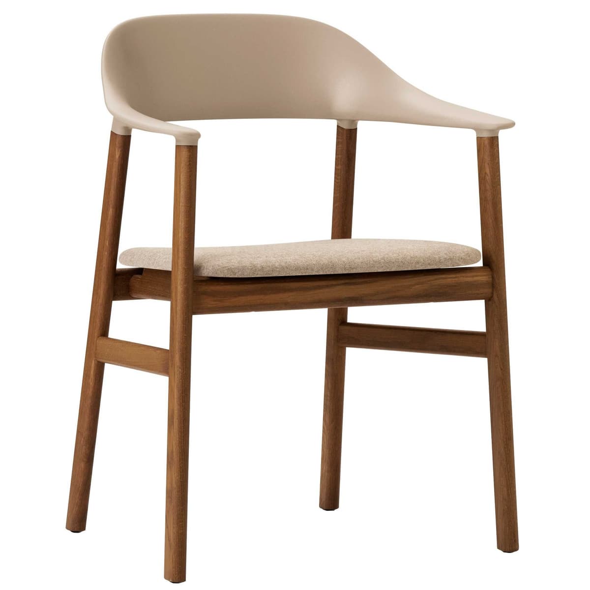 Normann Copenhagen Herit Armchair Smoked Oak Stoel Synergy Zand
