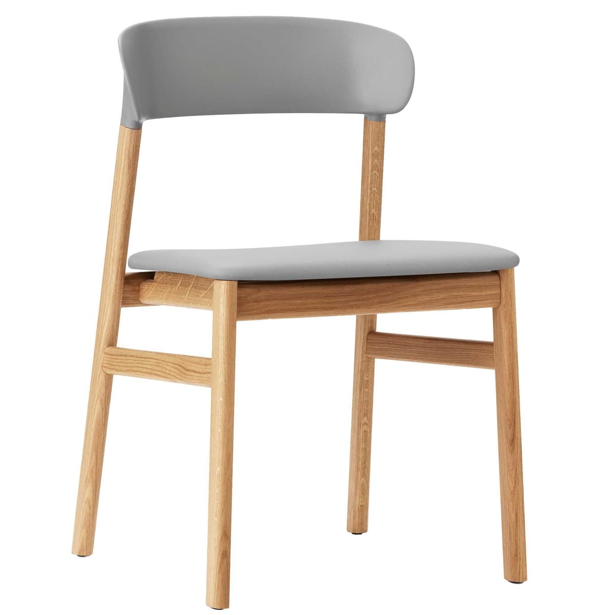 Normann Copenhagen Herit Oak Stoel Spectrum Leer Grijs
