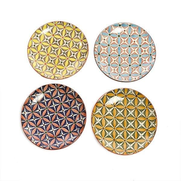 POLSPOTTEN Hippy OntbijtbordØ20 Set 4