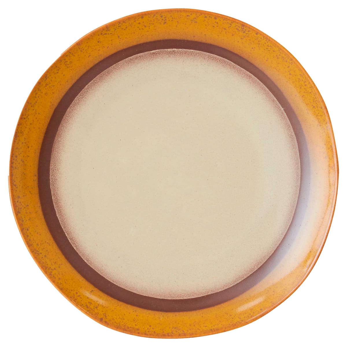 HKliving 70's Ceramic DinerbordØ29 Set Van 2 Coconut