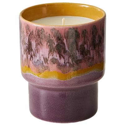 HKliving 70's Ceramic GeurkaarsØ7 Cape Town