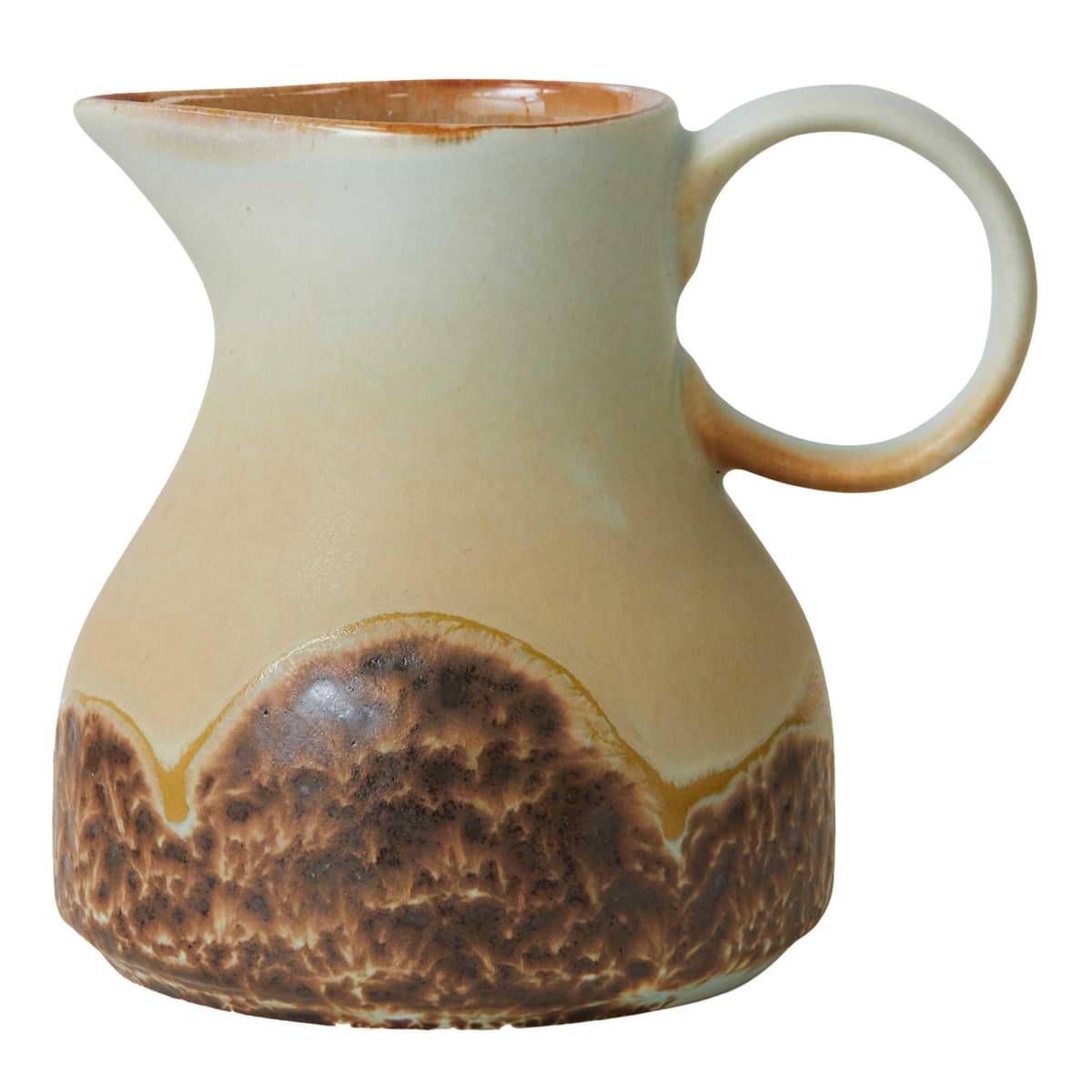 HKliving 70's Ceramic Melkkan Shell