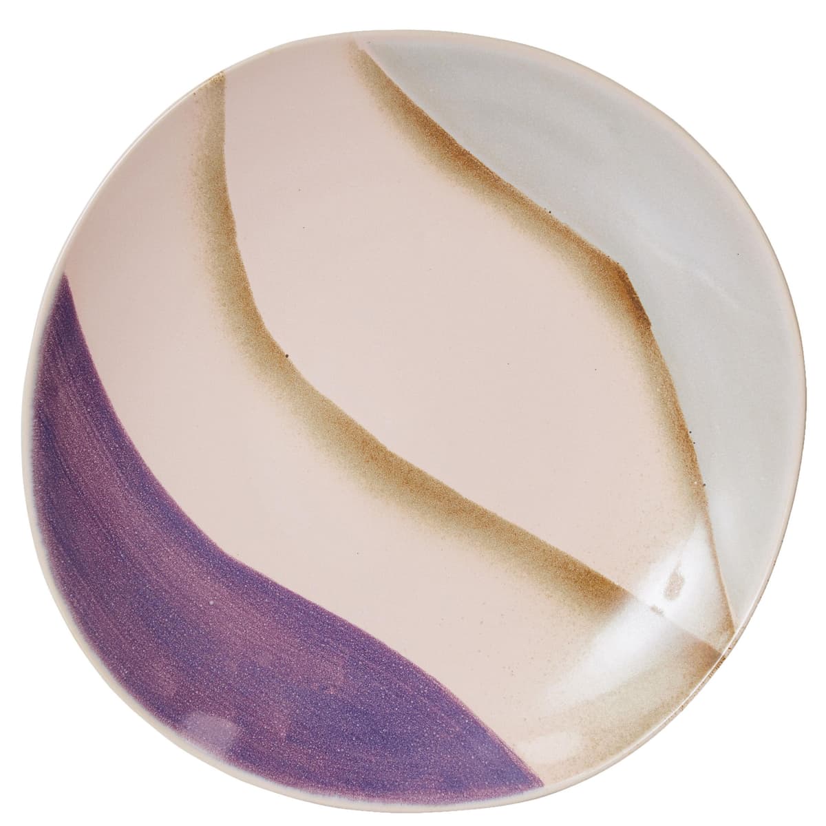 HKliving 70's Ceramic OntbijtbordØ22 Set Van 2 Valley