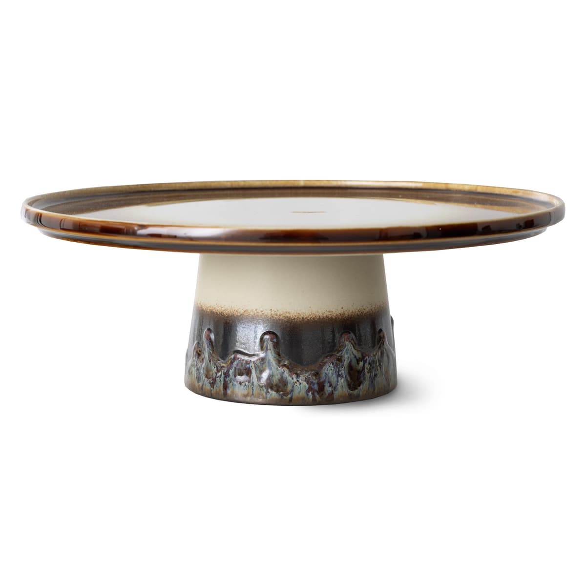 HKliving 70's Ceramic Plateau Taartschaal M Orbit