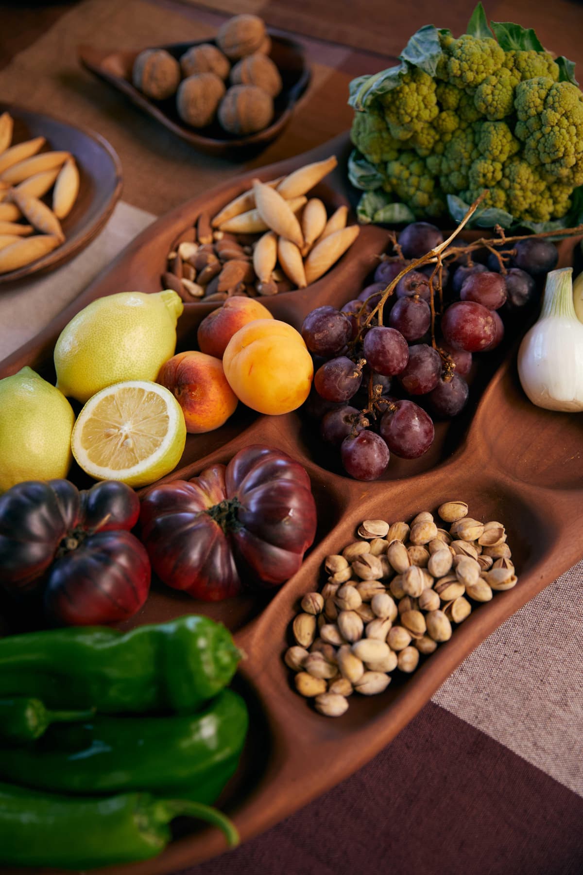 HKliving Acacia Hout Apppetizer Serveerschaal L 37x60 thumbnail 2