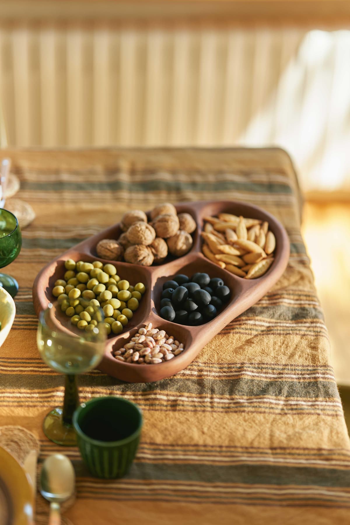 HKliving Acacia Hout Apppetizer Serveerschaal M 30x40 thumbnail 3