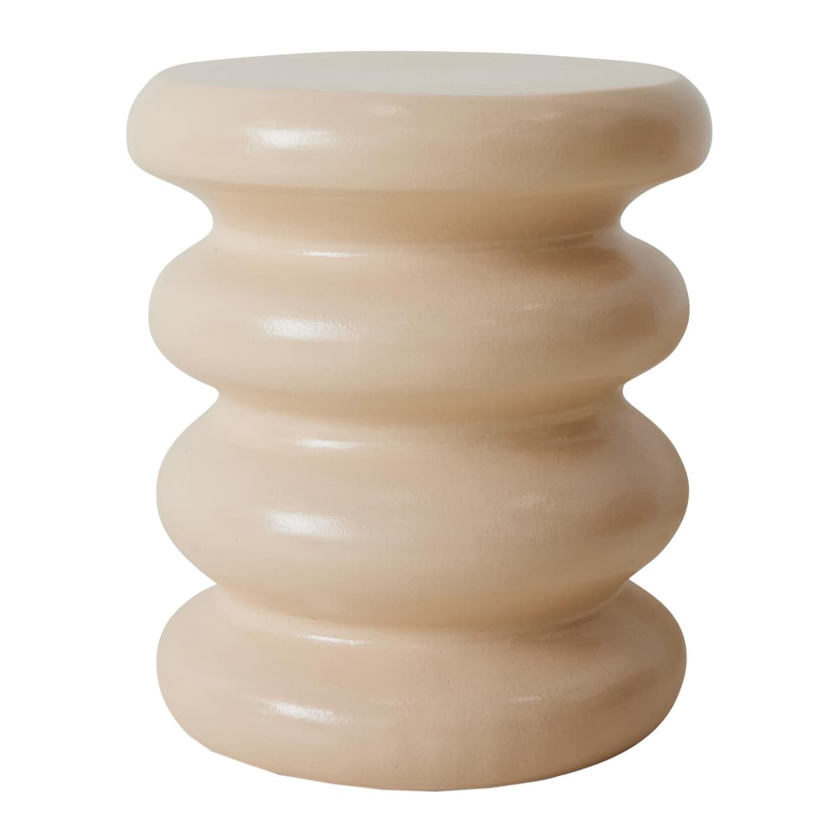 HKliving Allure BijzettafelØ29 Cream