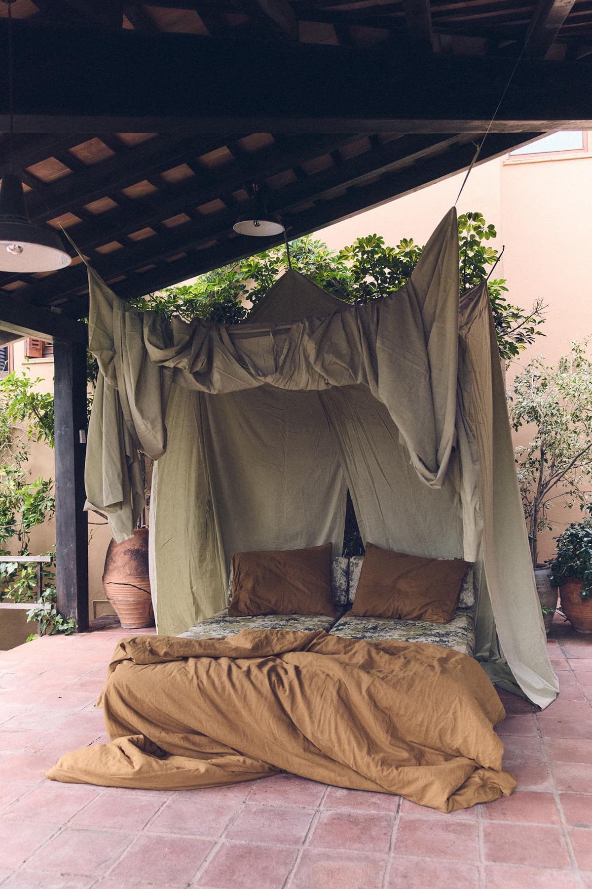 HKliving Bed Canopy Bedhemel Klamboe Golden Hour thumbnail 3