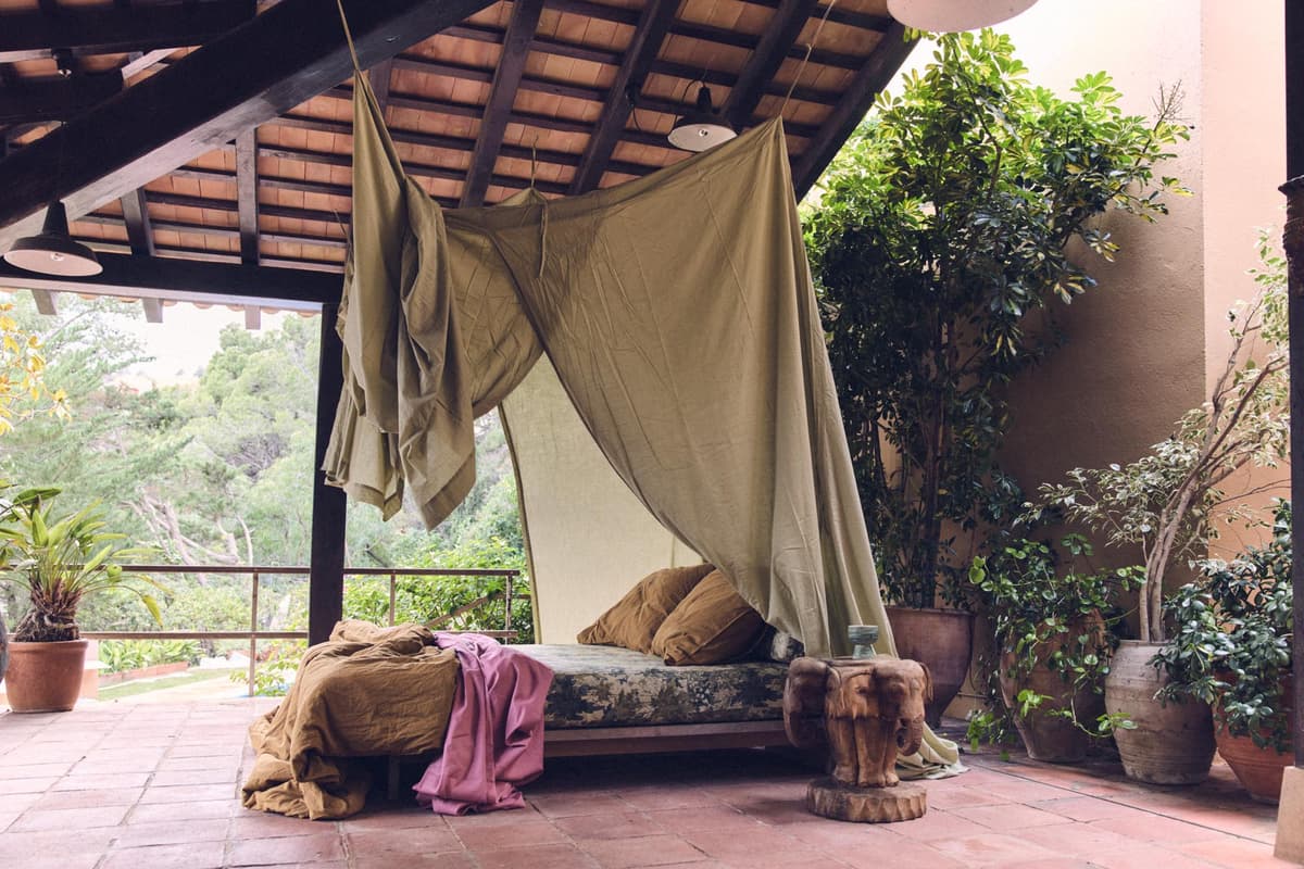 HKliving Bed Canopy Bedhemel Klamboe Golden Hour thumbnail 2