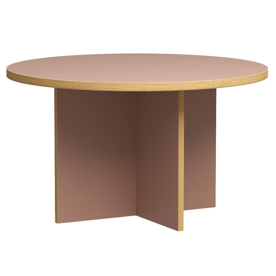 HKliving Dining Table EettafelØ130 Clay