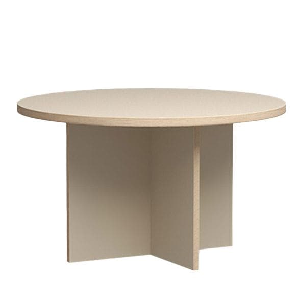 HKliving Dining Table EettafelØ130 Cream