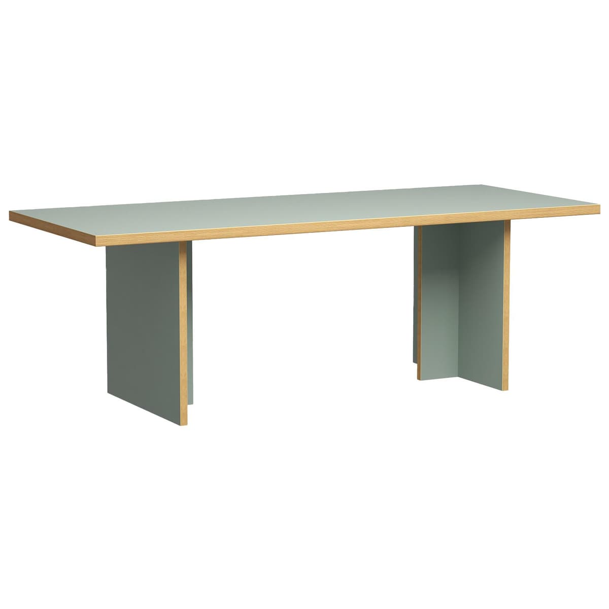 HKliving Dining Table Eettafel 220x90 Pale Green