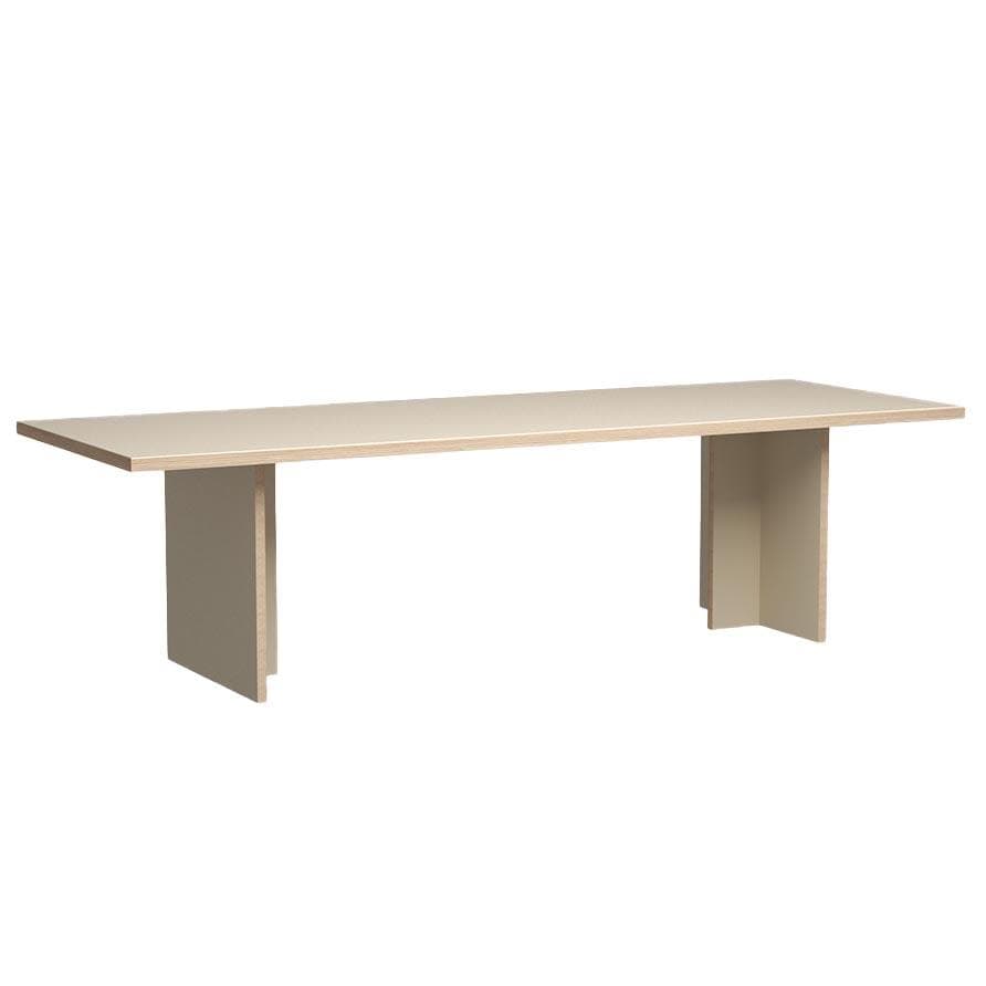 HKliving Dining Table Eettafel 280x100 Cream