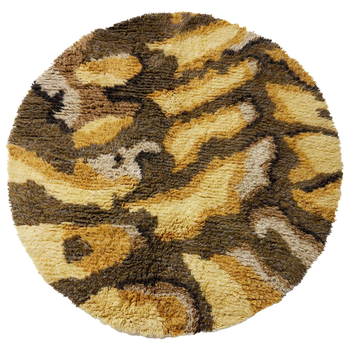 HKliving Fluffy VloerkleedØ145 Dunes