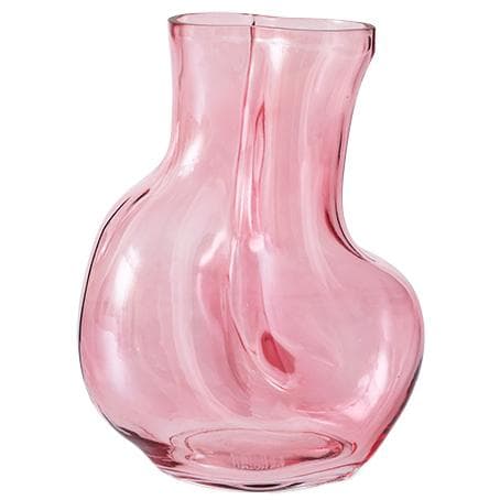 HKliving Gleam Glass Vaas H22 Rose