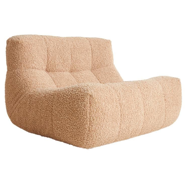 HKliving Lazy Lounge Chair Fauteuil Frizz Beige