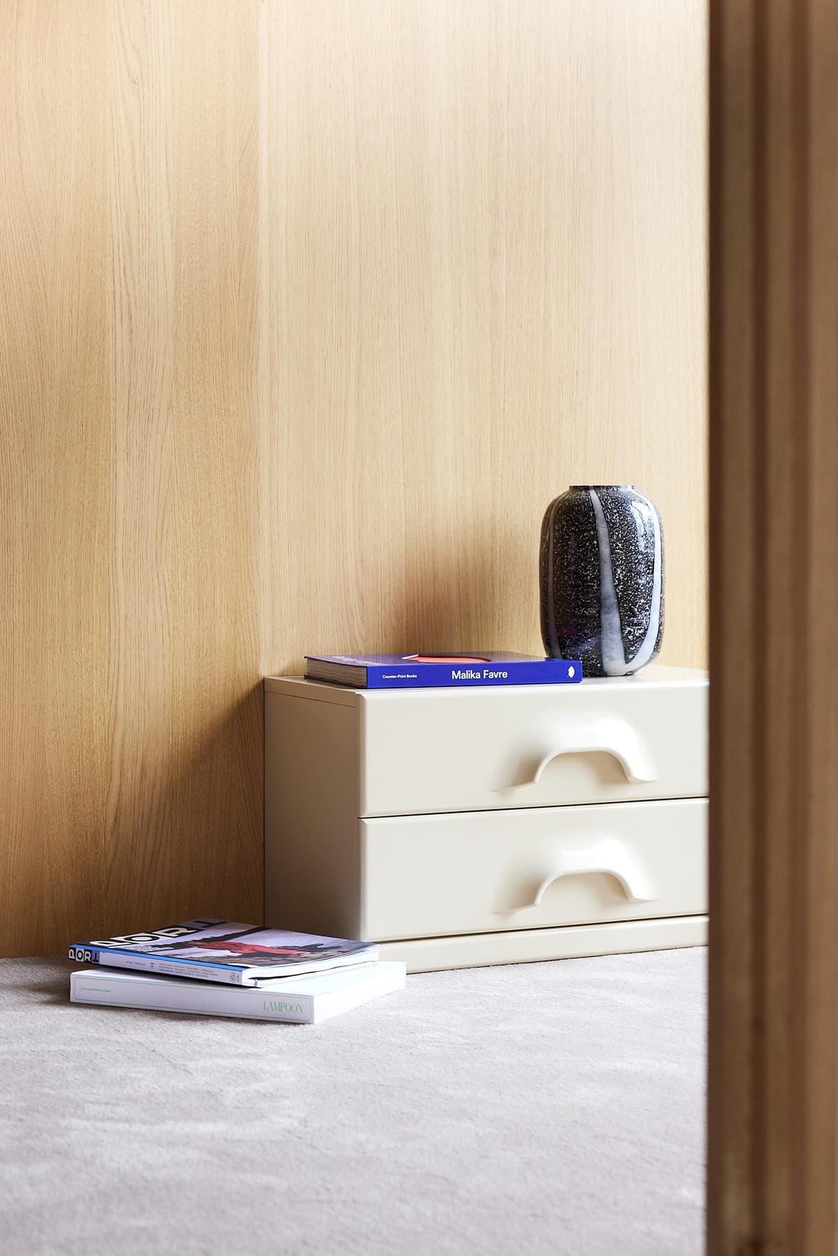 HKliving Monochrome Glass Vaas thumbnail 2