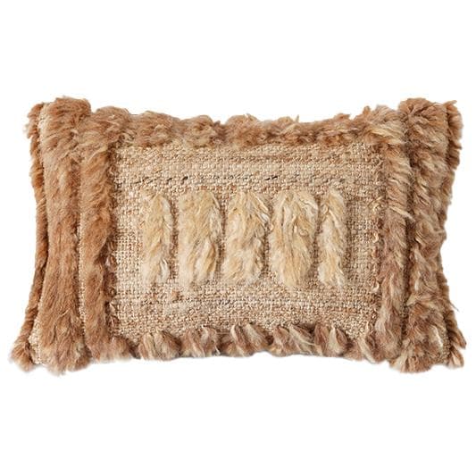 HKliving Natural Fluffy Kussen 40x25