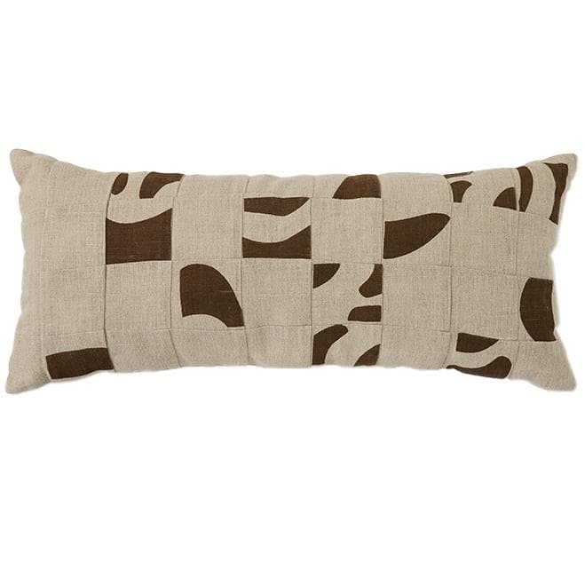 HKliving Natural Patched Kussen 70x30