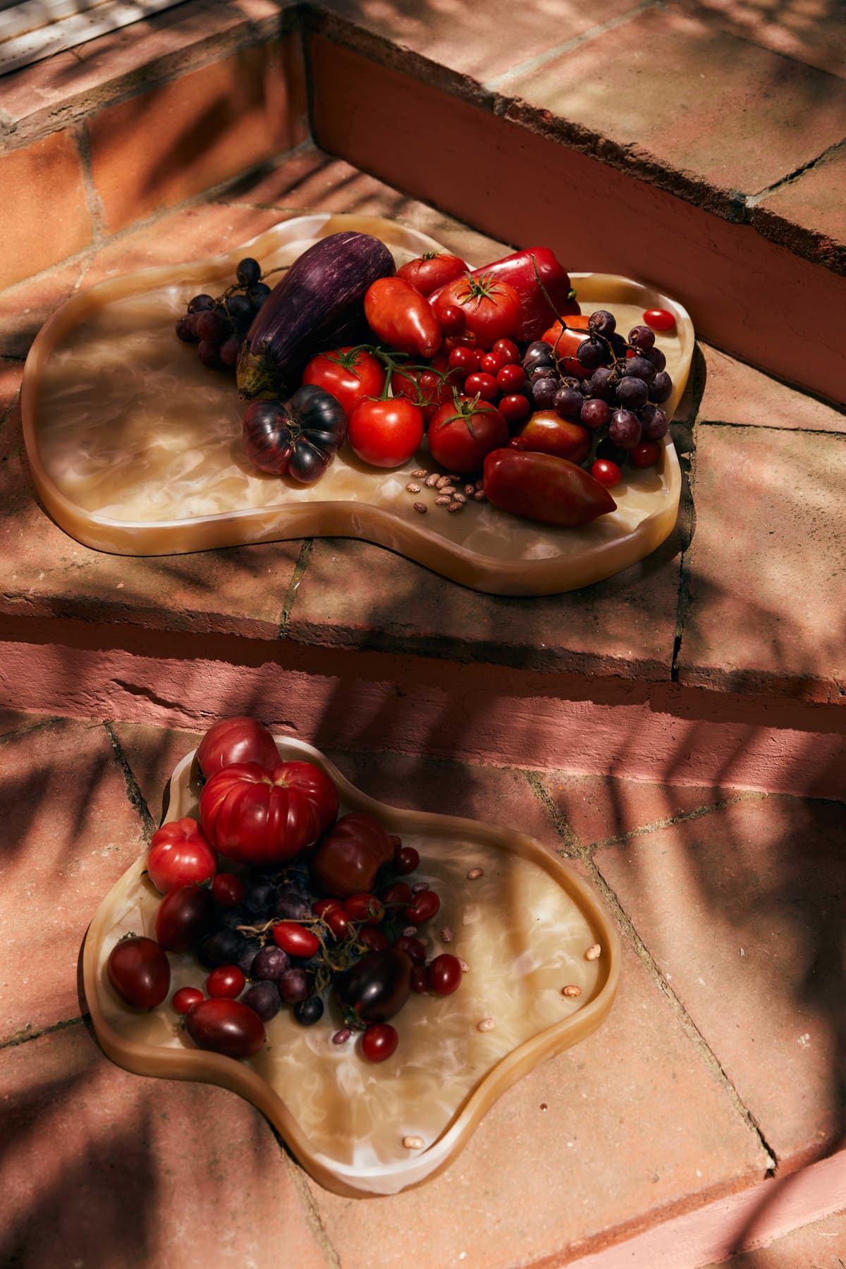 HKliving Patio Dienblad S 33x41 Cream thumbnail 2