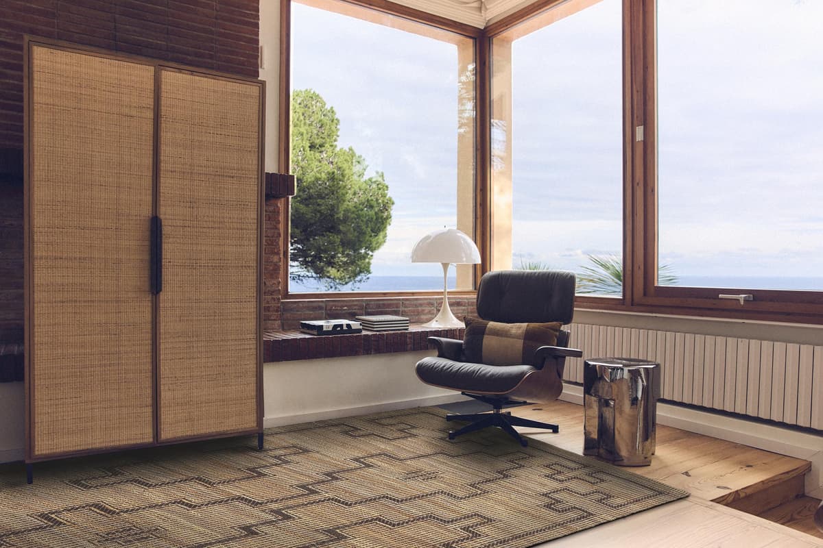 HKliving Pioneer Opbergkast Rattan thumbnail 2