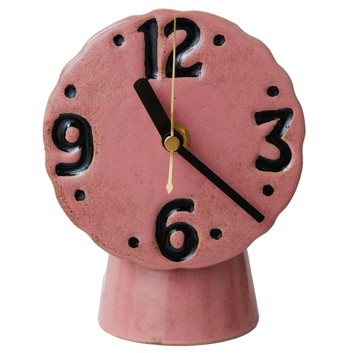 HKliving Retro Ceramic Klok Pink