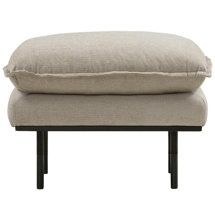 HKliving Retro Hocker Wafer Cream