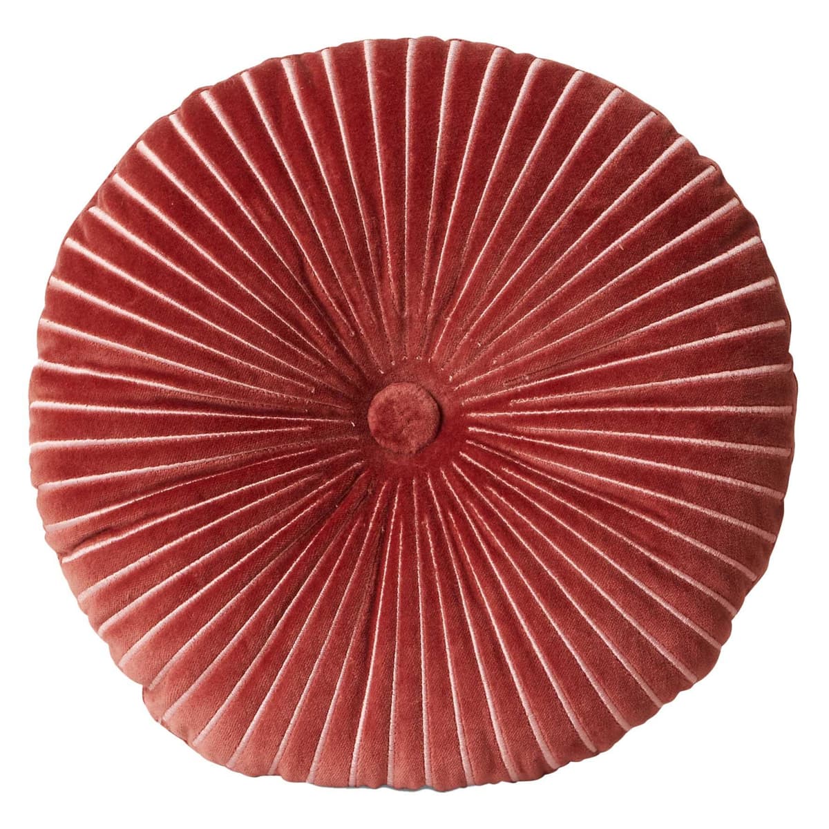 HKliving Round Ripple KussenØ35 Burgundy