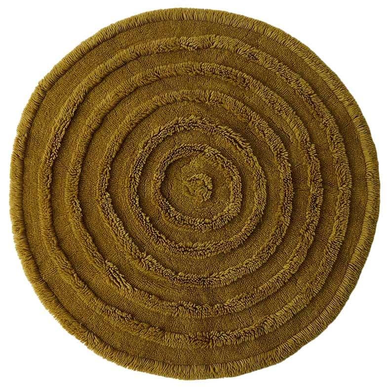 HKliving Round Woolen VloerkleedØ150 Groen