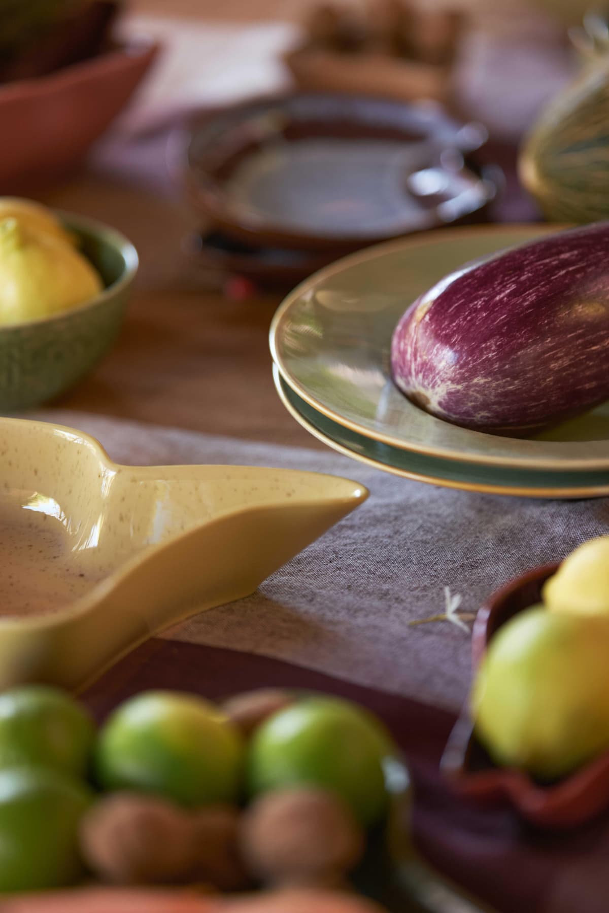 HKliving Shell Serveerschaal 30x22 Vanille thumbnail 3